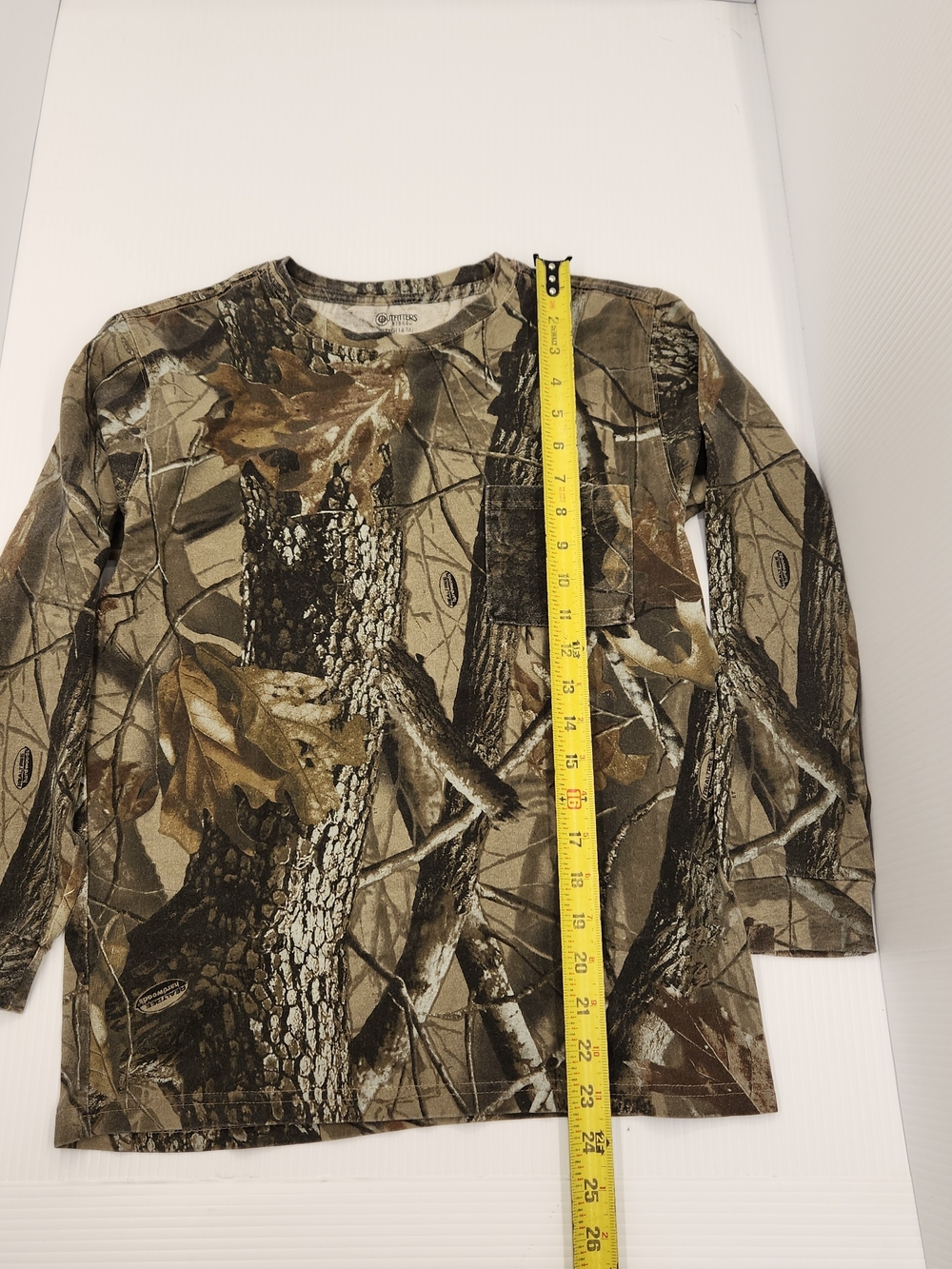 Kids Long-Sleeve Camo Tee - Brown & Green - Picture 3 of 6